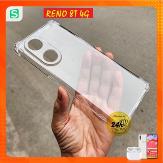 Ốp Lưng OPPO Reno 10 A38 4g A58 A78 A98 Reno 8T Reno 8 Reno 8 Z Reno 7 4G 5G Reno 7 Z 5G - Trong suốt 4 Góc chống sốc