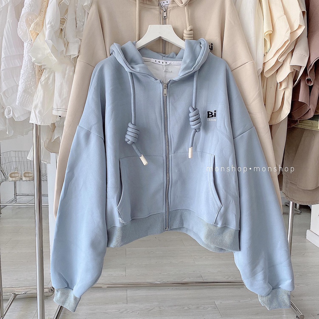 Áo khoác crop thêu Bi dream 668295