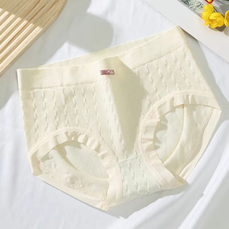 .Quần lót nữ cotton Gân Tăm  Cạp Vừa thông hơi co giãn 4 chiều 2229
