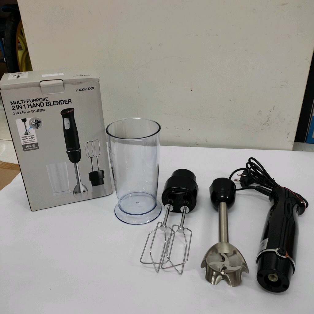 MÁY XAY CẦM TAY ĐA NĂNG  EJM516BLK LOCK&LOCK - HÀNG CHÍNH HÃNG