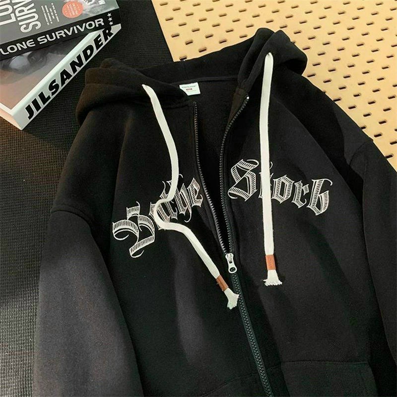 Áo khoác Hoodie dây kéo Nam Nữ logo thêu BACK siêu ngầu MCTPhoodie246