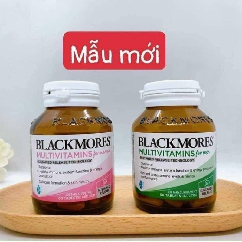 💪🏻 Vitamin tổng hợp dành cho nam và nữ - Blackmores Multivitamin For Men, For Women (60 viên)