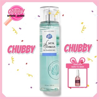 𝙘𝙝𝙪𝙗𝙗𝙮 - xịt thơm toàn thân bath & body works -coastal hydrangeas