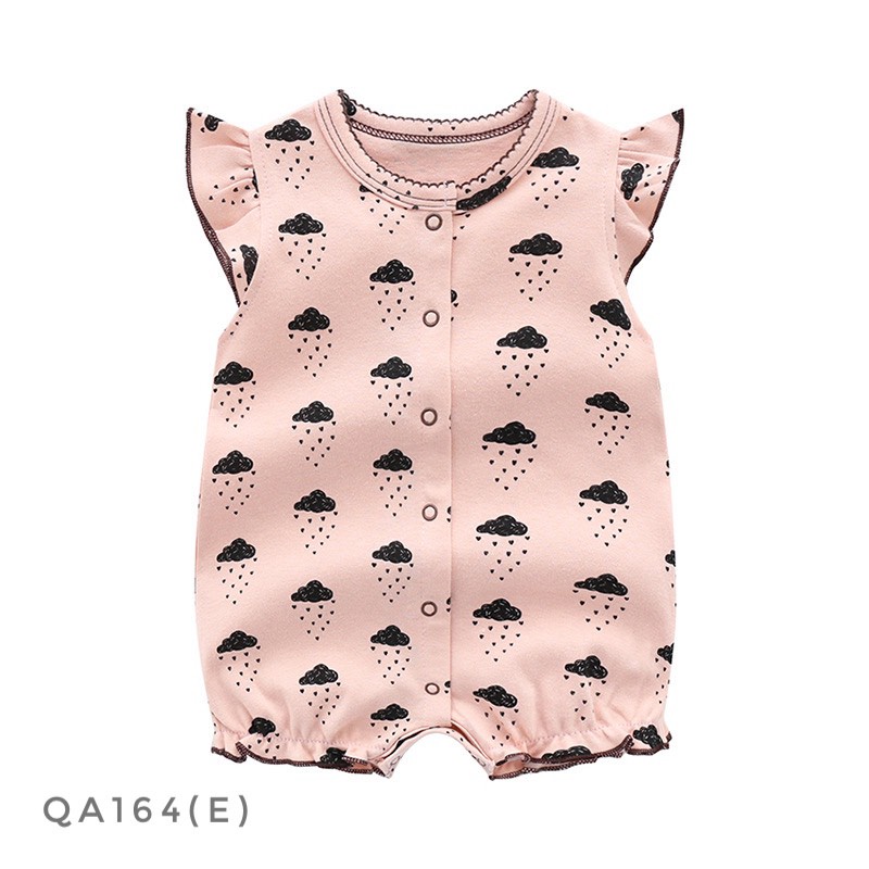 Body bé gái cotton tay cánh tiên - QA164