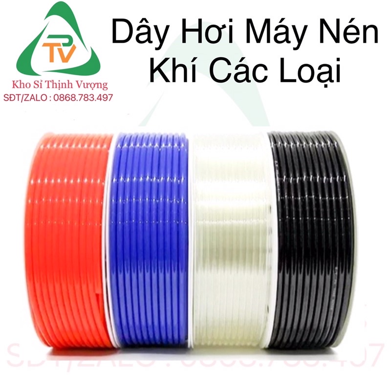 Dây hơi PU khí nén Đài Loan bán theo mét giá sỉ