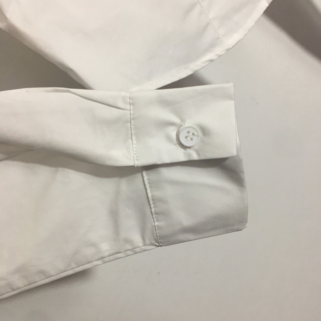 Áo sơ mi dài tay nữ Prada thắt cà vạt phong cách thanh lịch