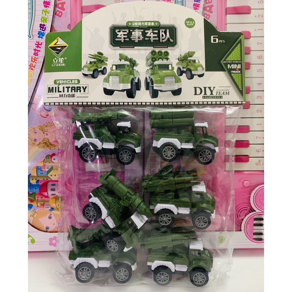 Bộ đồ chơi xe công trình cho bé