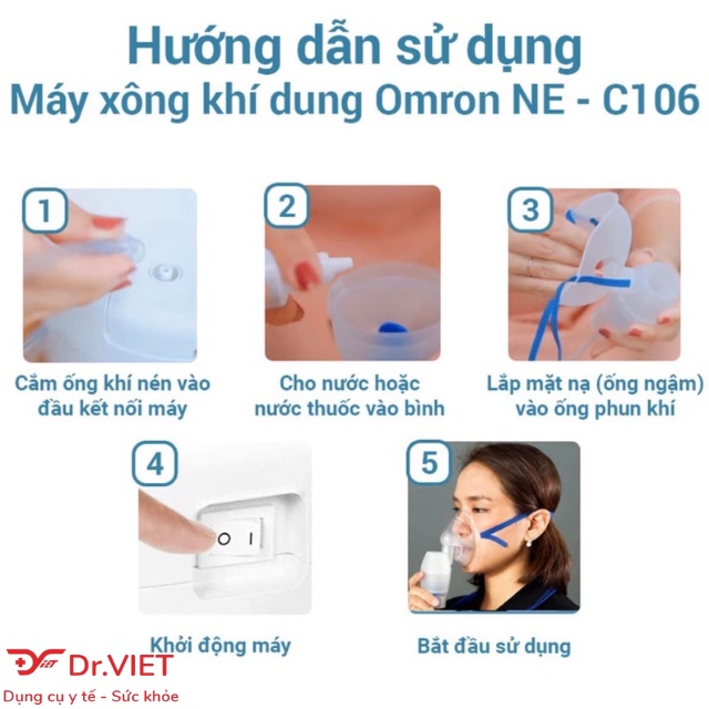 Bộ Phụ Kiện Dành Cho Máy Xông Khí Dung Omron NE C106