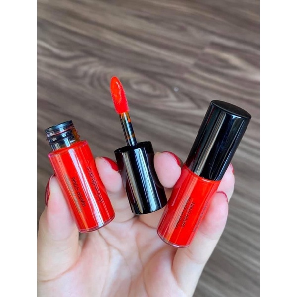 SON KEM YSL 612 MINI unbox đỏ cam