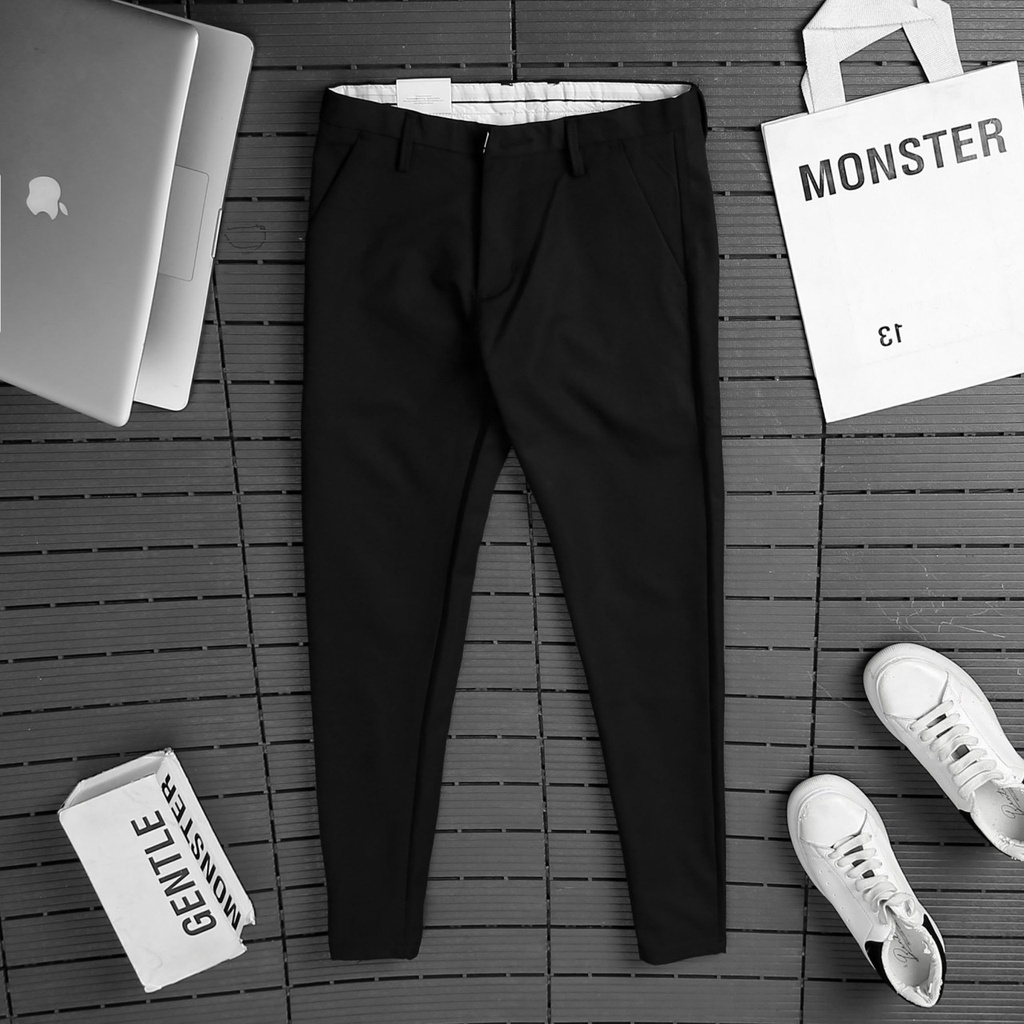 Quần Tây Nam Công Sở, Quần Âu Nam Hàn Quốc Vải Chéo Cao Cấp Co Dãn, Chống Nhăn Xù. Phong cách thời trang nam