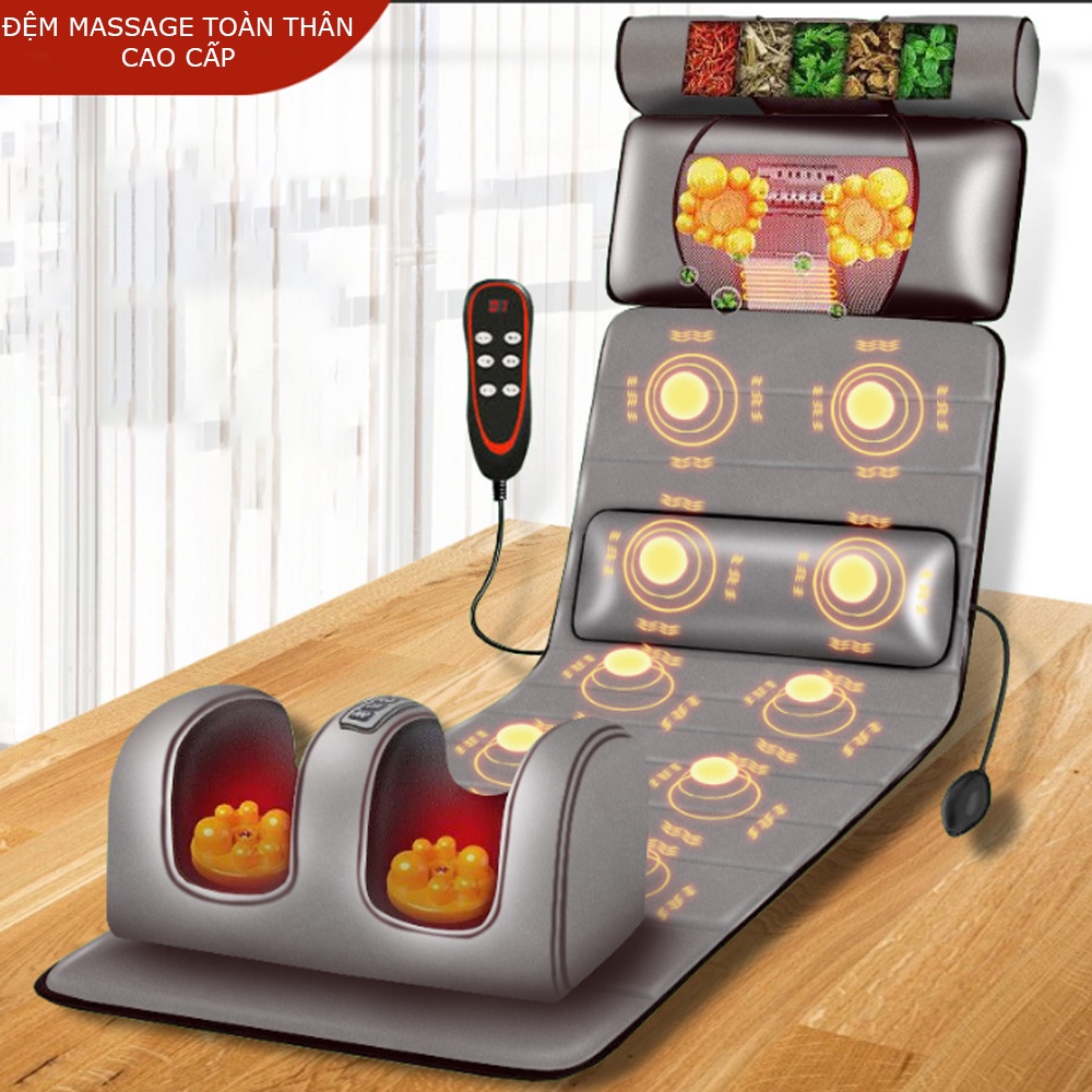 Nệm massage toàn thân BM148, thảm massage toàn thân, đệm massage chống nhức mỏi cho người già, trung niên