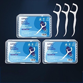 Tăm chỉ nha khoa hộp 50 Cây Dental Flossers tăm chỉ vệ sinh răng miệng