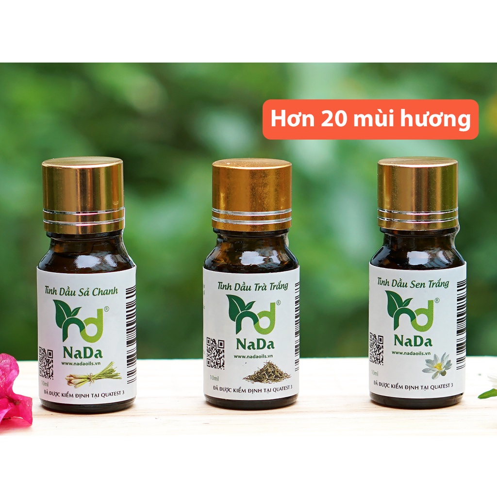 Tinh dầu thơm phòng Nada Oils 10ml - k.h.ử mùi, k.h.á.n.g khuẩn, đuổi muỗi