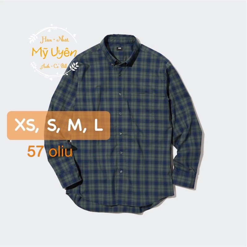 Áo sơ mi kẻ Nam Uniqlo