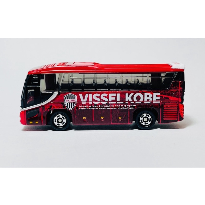 Hobby Store xe mô hình Tomica Bus Hino Selega phiên bản đội bóng Vissel Kobe (Không Hộp) TL03
