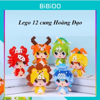 12 cung hoàng đạo đồ chơi mô hình lắp ráp lắp ghép cho bé