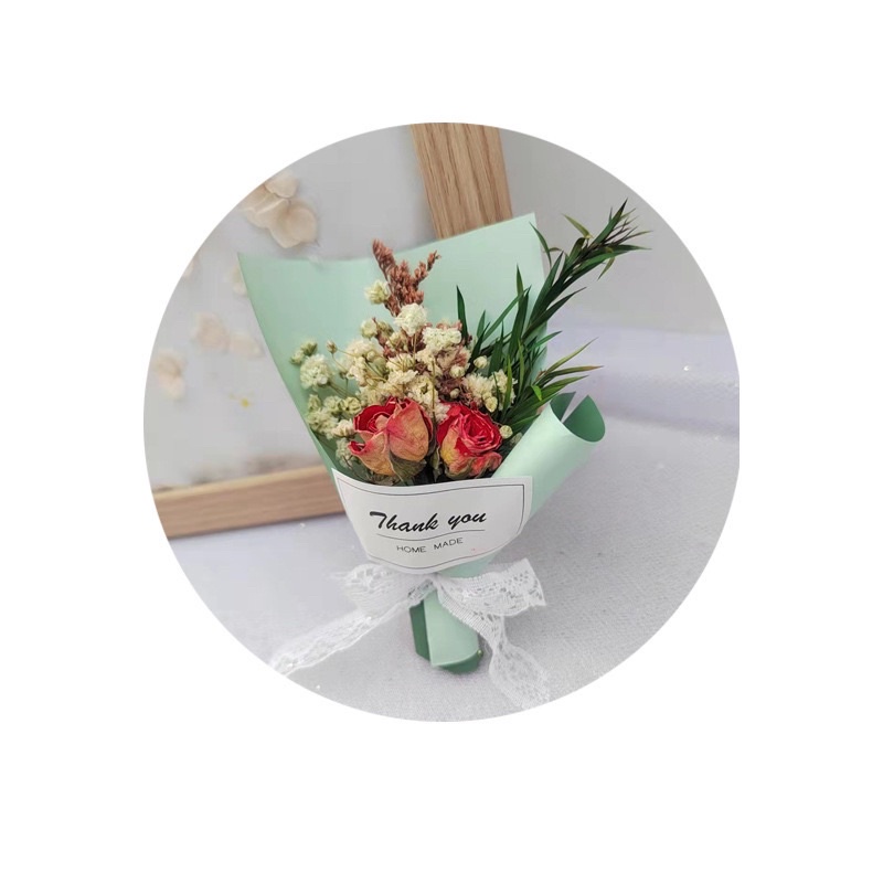 Bó hoa khô mini thơm trang trí hộp quày