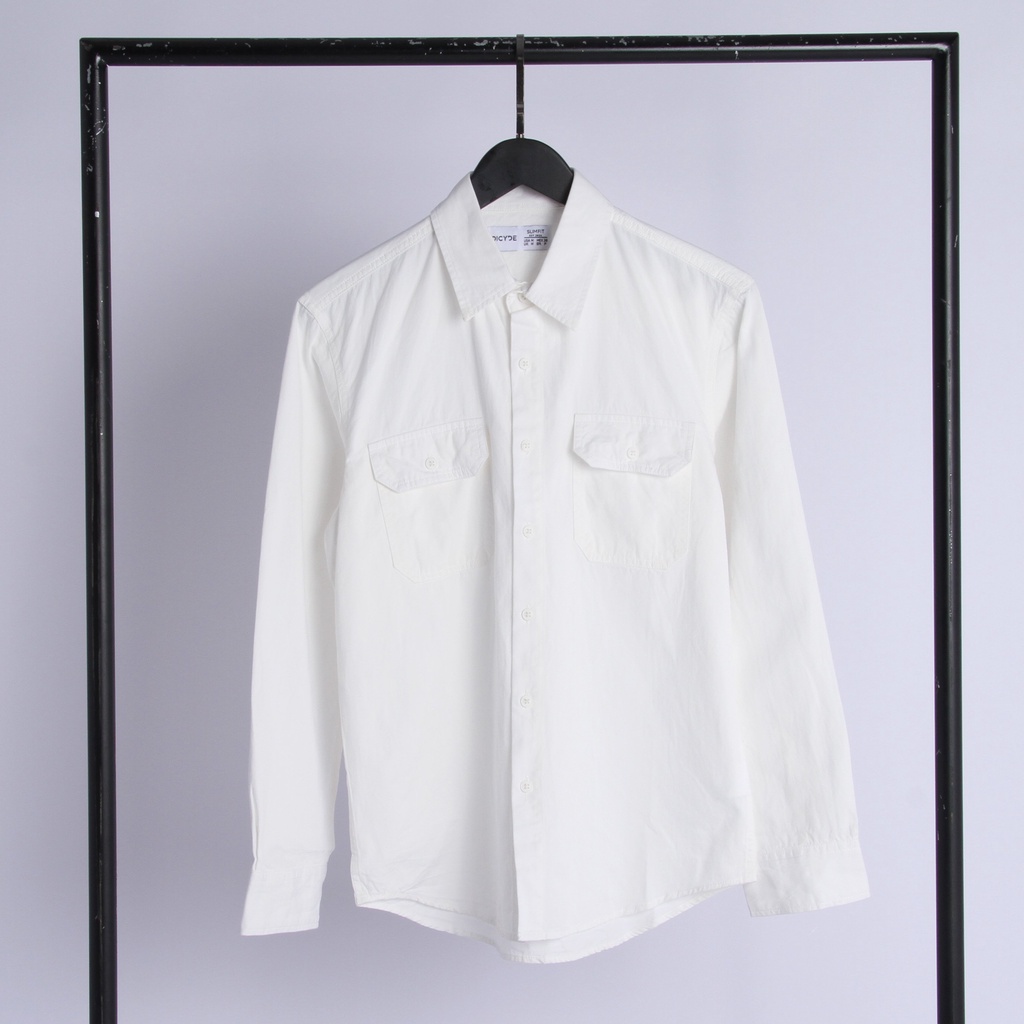 Áo sơ mi dài tay form rộng kaki DICYDE AV.D.DCD.03 cao cấp