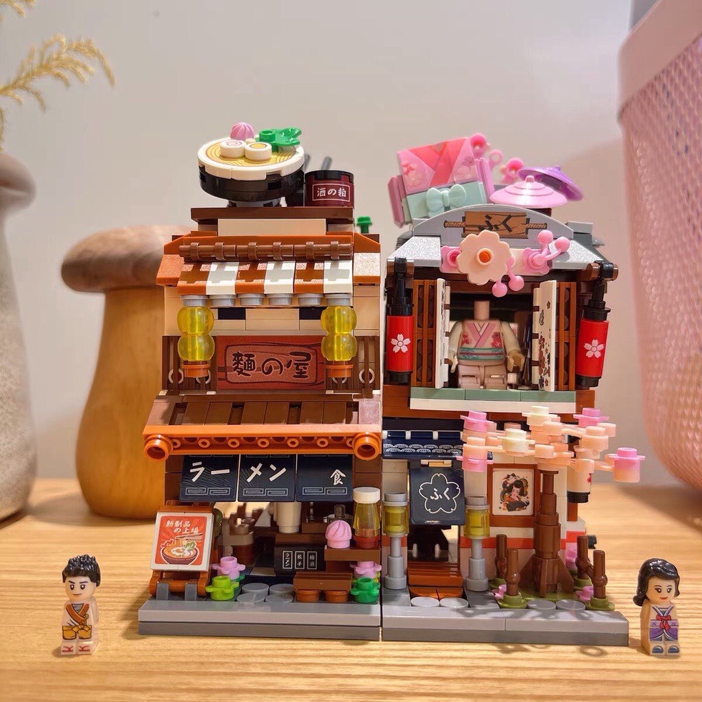 Combo đồ chơi lắp ráp mô hình Cửa hàng Đường phố và ngôi  nhà phép thuật - Building Blocks nhiều mẫu