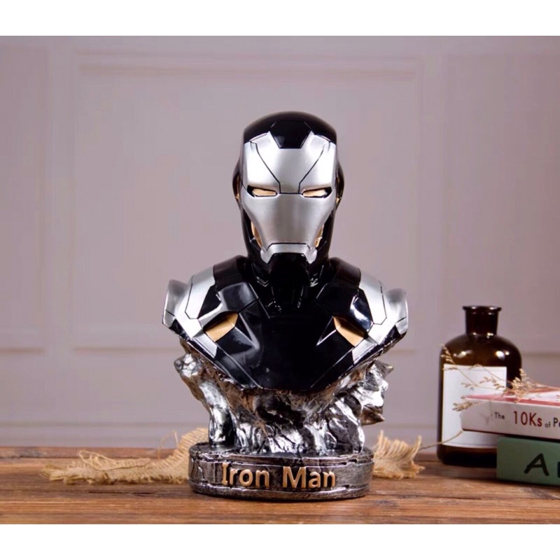 Mô hình iron man cao 18cm, đồ chơi maval,trang trí nhà cửa kệ bàn,làm quà tặng siêu chất