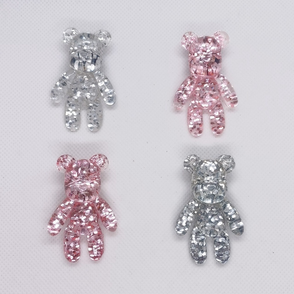 Gấu Teddy Nhủ Phụ Kiện Trang Trí Dép Cross Sticker, Jibbitz, Charm 3D Sẵn Nút Gắn Trang Trí Dép Sục Cross Siêu Xinh