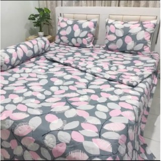Bộ Drap mền 100% Cotton cao cấp 5 món chính hãng IN LOGO CTY