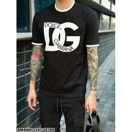 Áo thun cao cấp Dolce nam nữ cotton siêu mát.Áo phông cộc tay in nhiệt DG new 2023