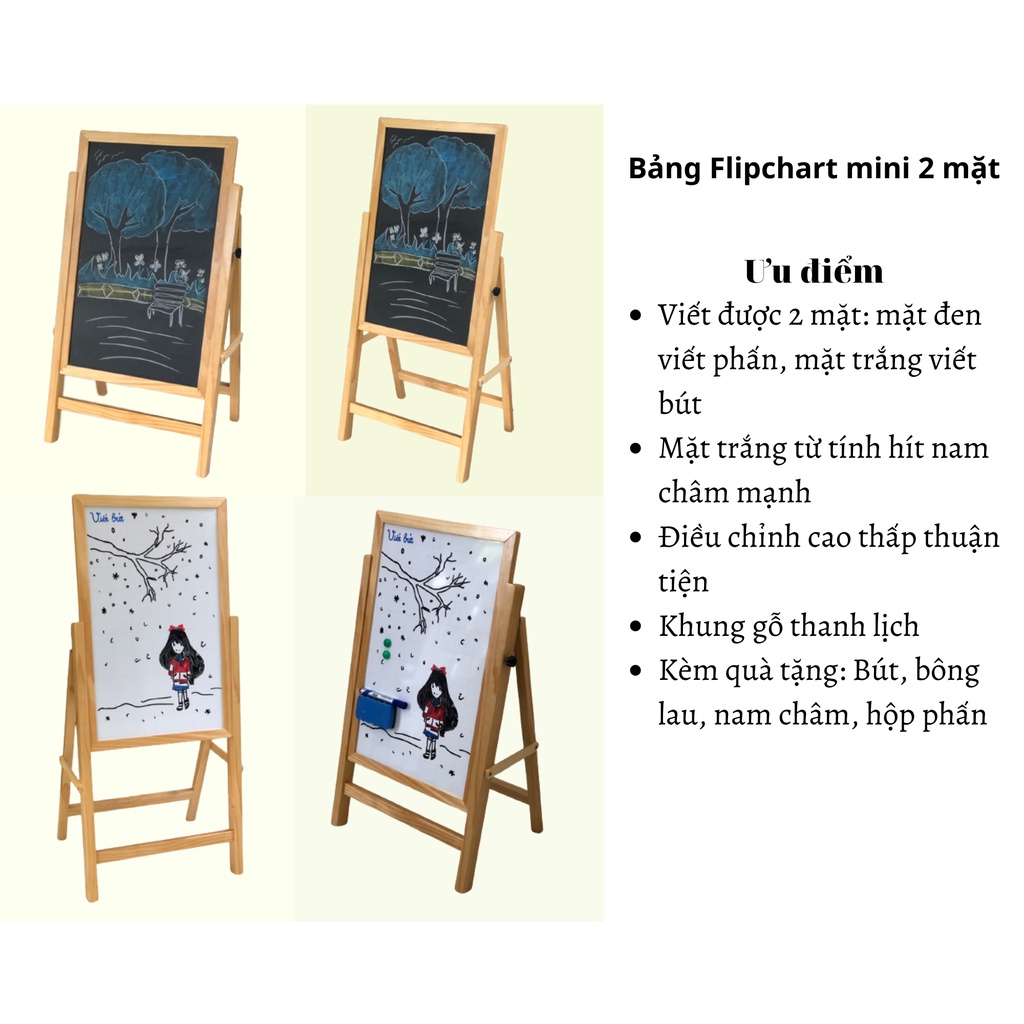 Bảng trắng Hàn Quốc Fooc Từ 40*60 cm