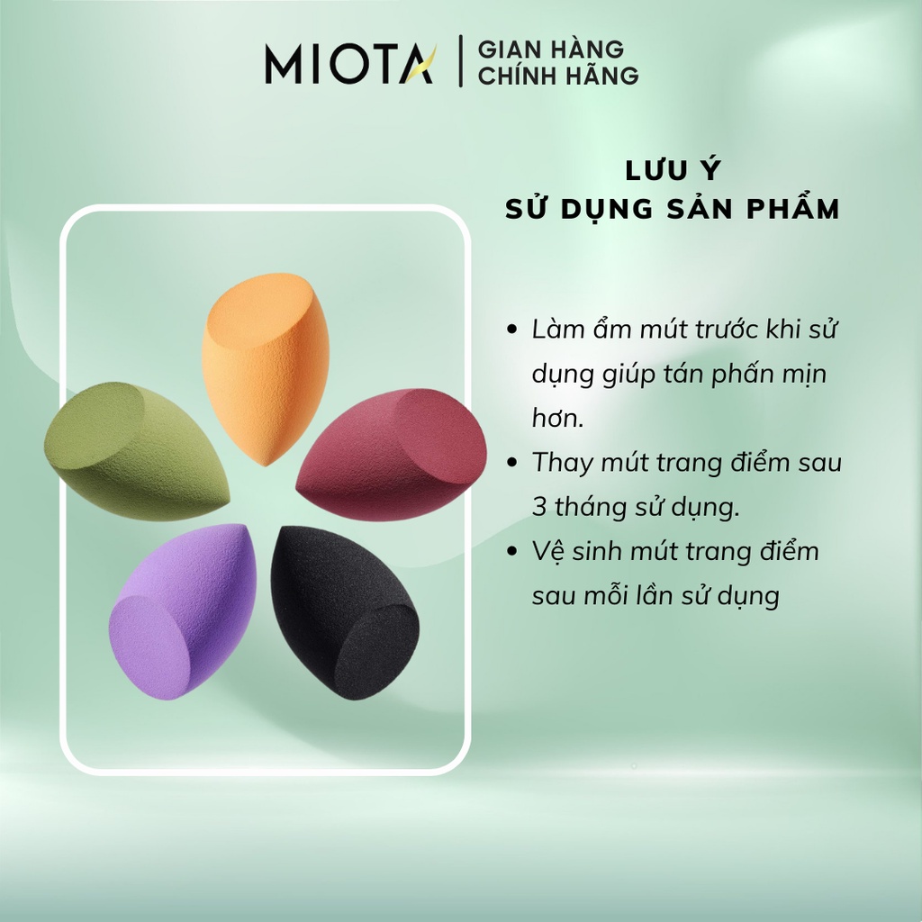 Set Mút Trang Điểm Cao Cấp Miota Chuyên Dụng