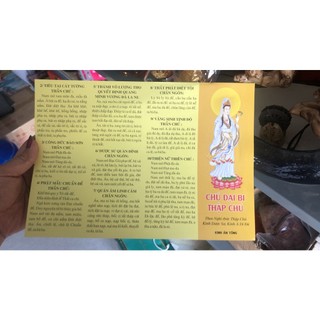  Tờ Chú Đại Bi và Thập Chú 