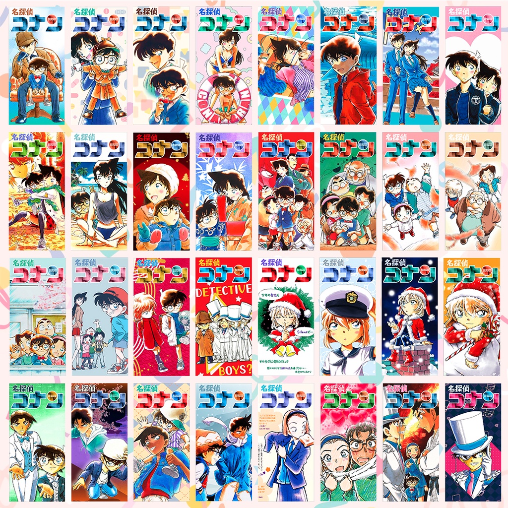 COMBO 2 CÁI bookmark CONAN và các nhân vật khác -nhiều mẫu - bookmark anime manga THÁM TỬ LỪNG DANH xinh xắn dễ thương