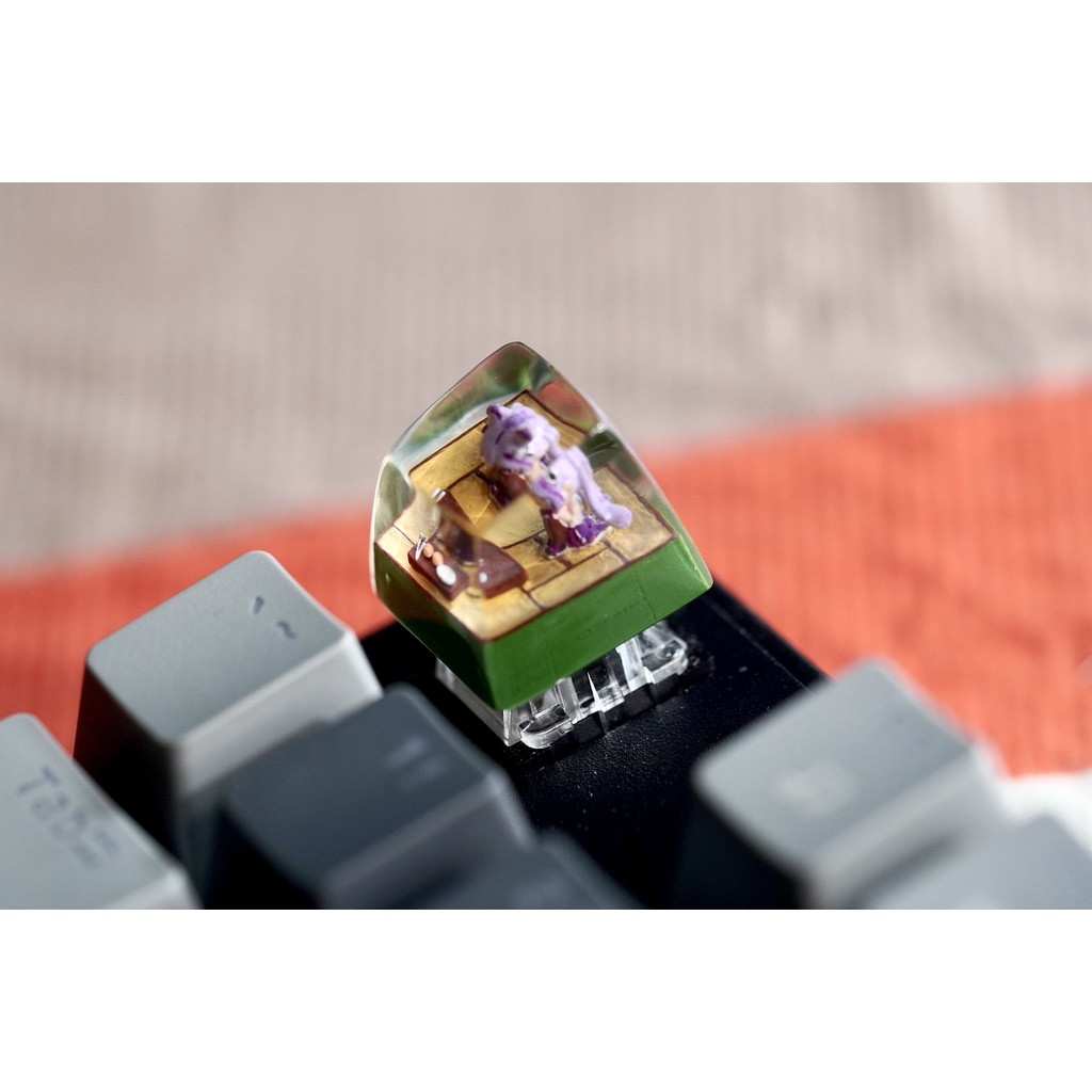 Genshin Impact Keqing keycap, nút bàn phím Genshin Impact