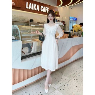 đầm tiểu thư tay lỡ 155k