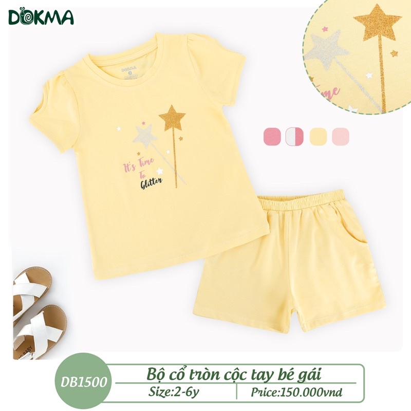 Bộ bé gái 2-6T Dokma