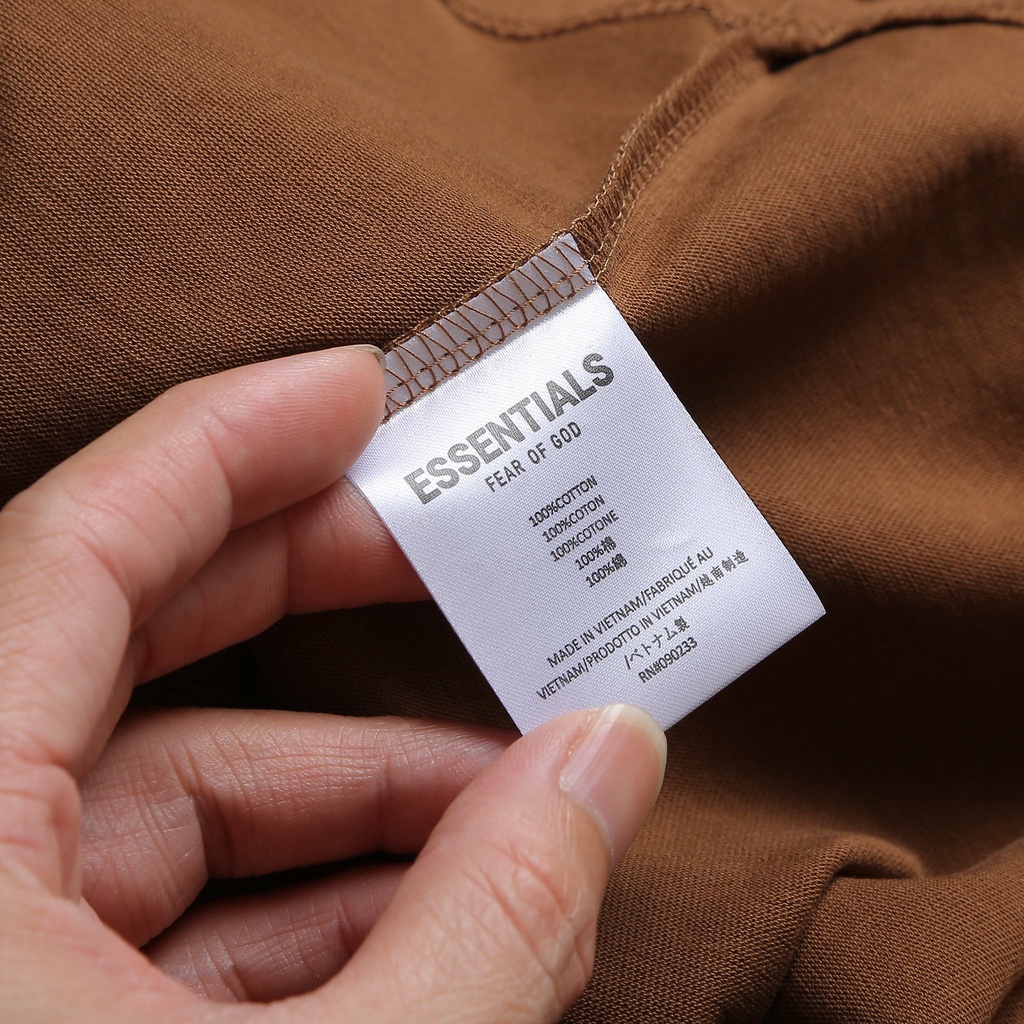 Áo thun nam nữ Unisex Essential form rộng tay lỡ cotton 2 chiều logo thêu - 3 màu