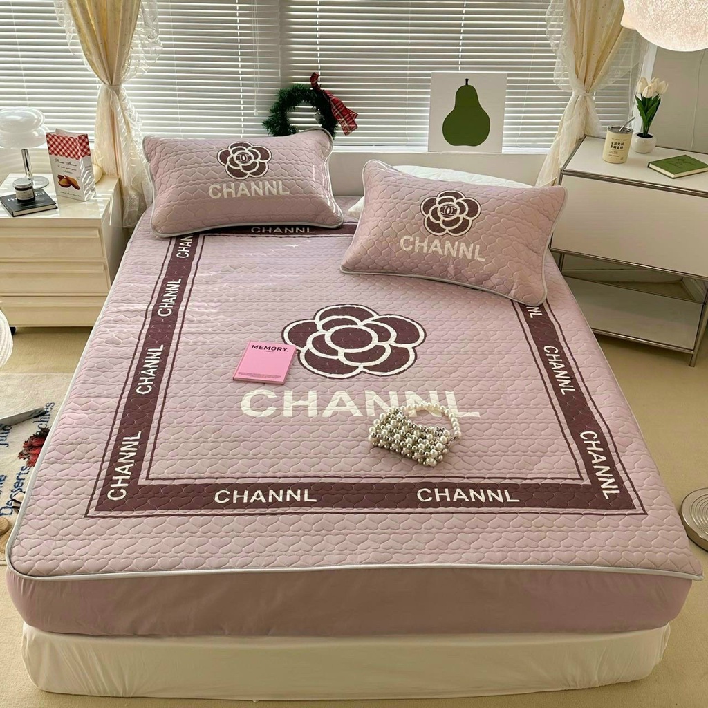 Chiếu điều hòa cao su non bo chun 5D Latex loại 1, chiếu cao su non dày dặn chất liệu thoáng khí thấm hút mồ hôi