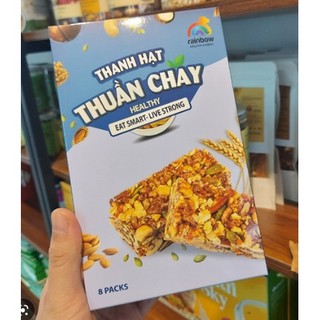 Bánh hạt thuần chay Rainbow hộp 200g / 8 thanh