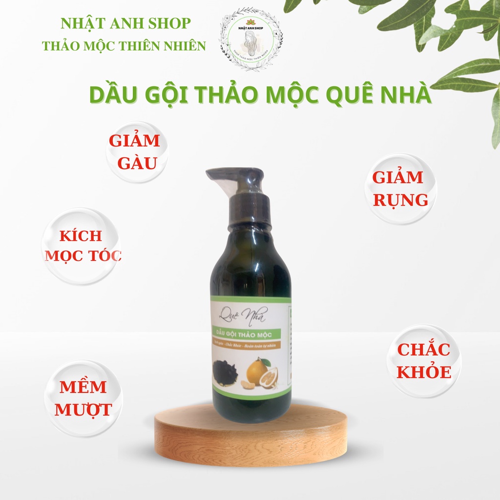 Dầu Gội Thảo Mộc Quê Nhà - Chai lớn 500ml
