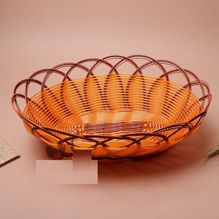 Rổ nhựa mây đựng đồ đa năng oval cao cấp