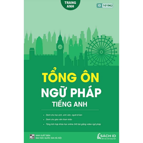 Sách Tổng ôn ngữ pháp Tiếng anh cô Trang Anh bản mới nhất (Chính hãng)