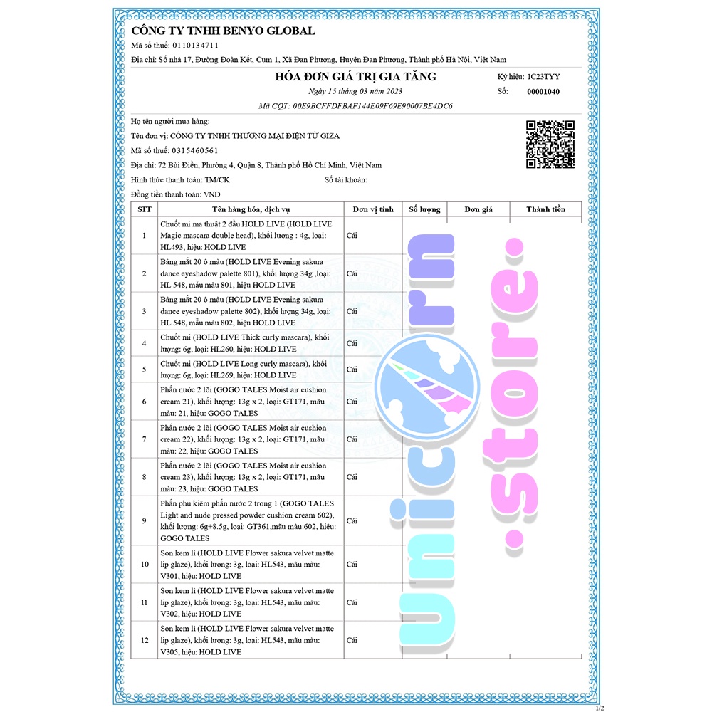 Phấn Nước 2 Lõi Cao Cấp Che Khuyết Điểm, Kiềm Dầu Gogo Tales Moist Air Cushion Cream 20g GT171