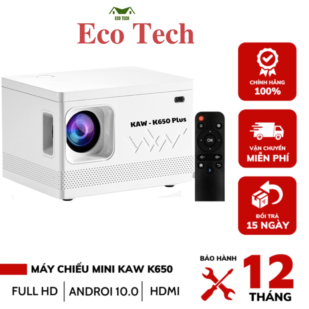 Máy chiếu thông minh kaw K650 plus full HD