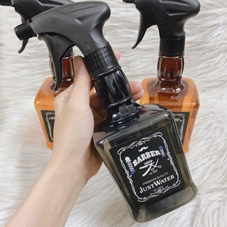 Bình xịt nước cắt tóc barber vuông 600ml KV05