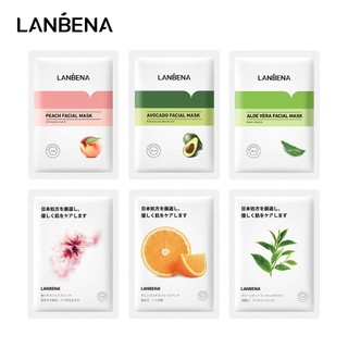 Mặt nạ trái cây LANBENA dưỡng ẩm se nhỏ lỗ chân lông chống lão hóa với công thức Nhật Bản cao cấp 25ml