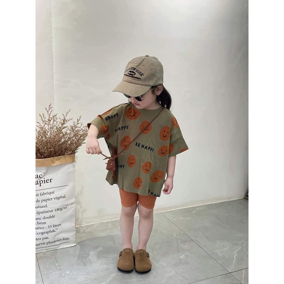 BỘ CỘC HÈ CHO BÉ TRAI BÉ GÁI,BỘ HÈ BÉ HÌNH MẶT CƯỜI CỰC XINH MÃ 108