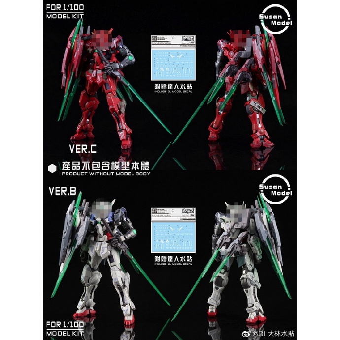 Set R4 cho mô hình gunpla MG 1/100