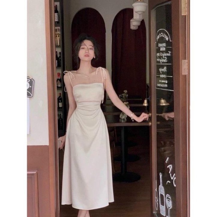 (Fom: <55kg)Đầm Hai Dây Eo Khoét Lỗ Nhỏ Trònváy Chúa Nữ Tính, Đầm Công Chúa, Dự Tiệc, Thường Ngày, Ăn Cưới, Dã Ngoại JL3 | BigBuy360 - bigbuy360.vn