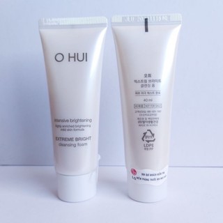 Sữa Rửa Mặt Làm Trắng Da Extreme White 40ml date 2024 Tách Set