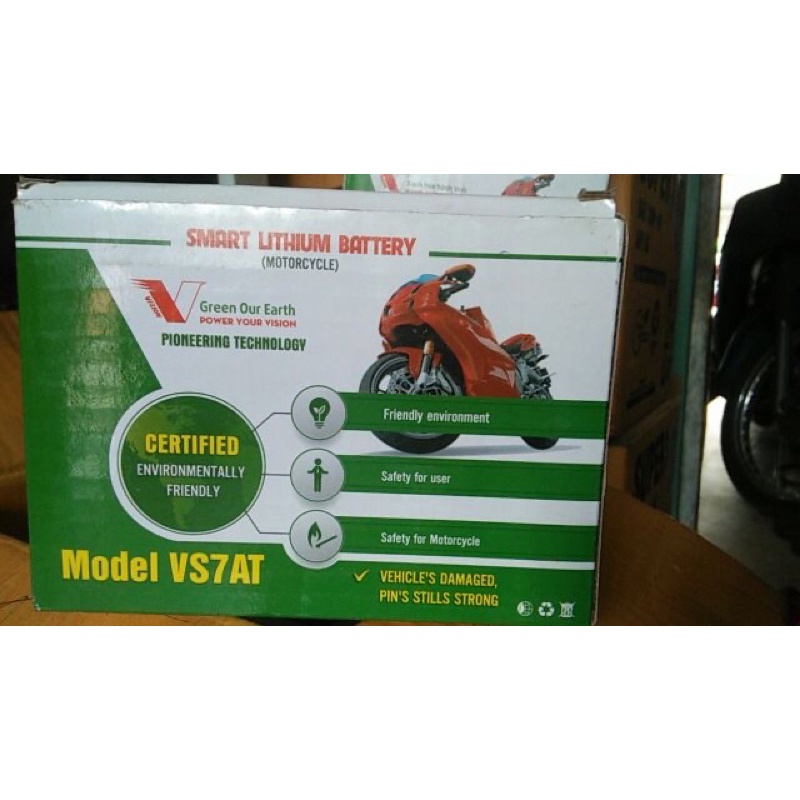 Acquy lithium xe máy VS7AC