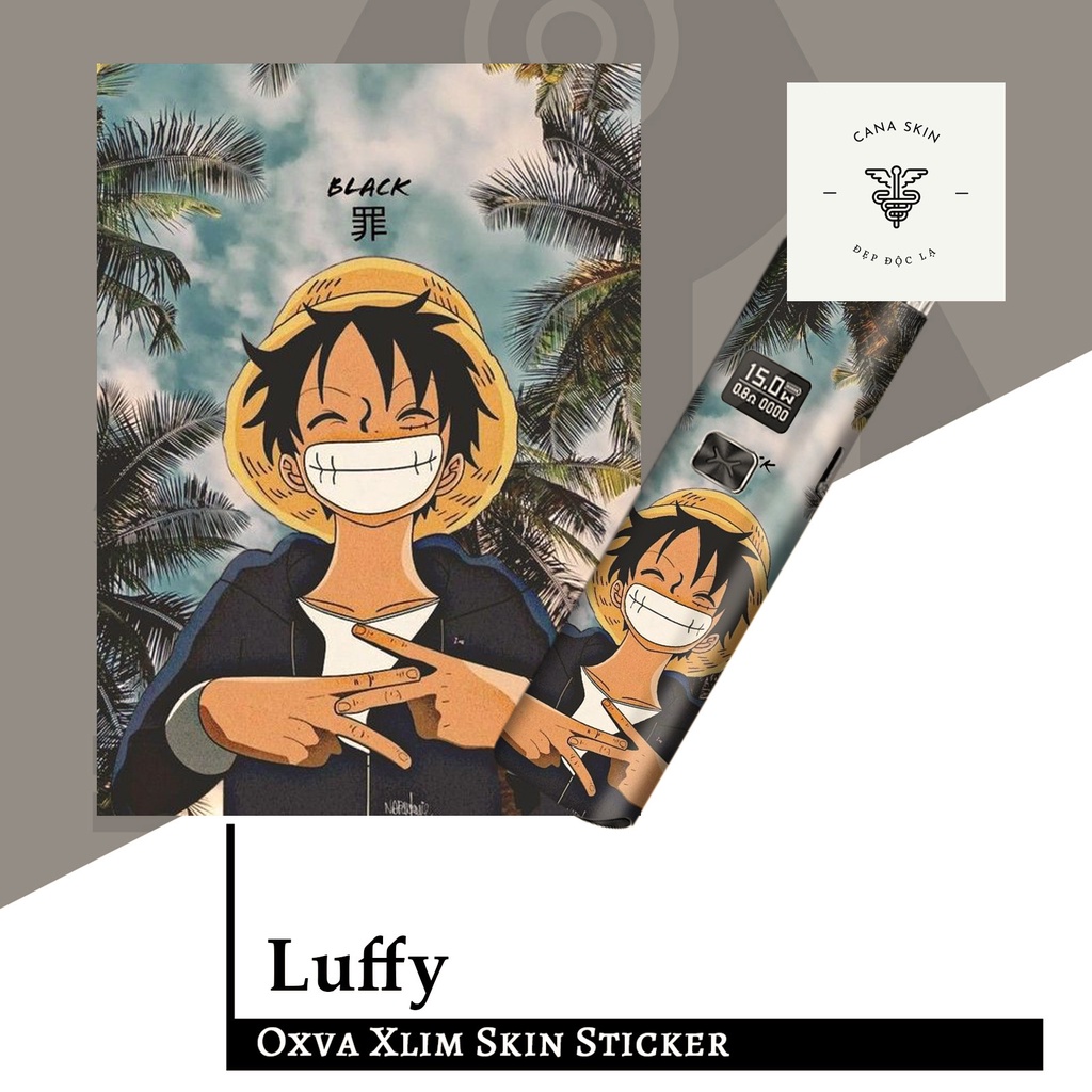 Miếng dán skin xlim v2/xlim SE / favostix / Xlim Pro / feelin in hình Luffy